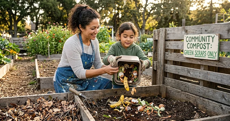 Gestion des déchets sur place : que faire des épluchures et des restes ?